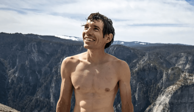 Alex Honnold on a summit